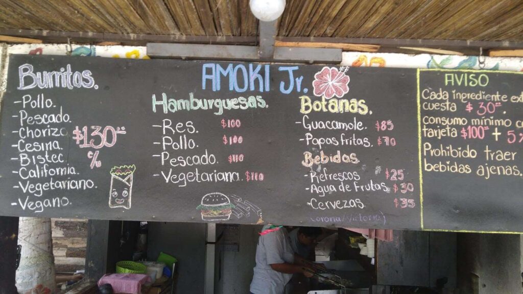 amoki menu